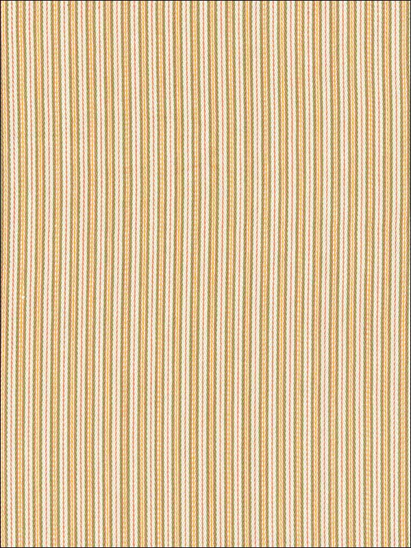 Baker Cotton Stripe Ivory Rose Sage Fabric 63002 by Schumacher Fabrics for sale at Wallpapers To Go