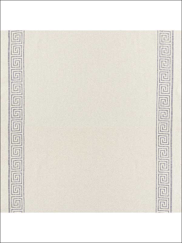 Greek Key Embroidery II Zinc Fabric 65251 by Schumacher Fabrics for sale at Wallpapers To Go