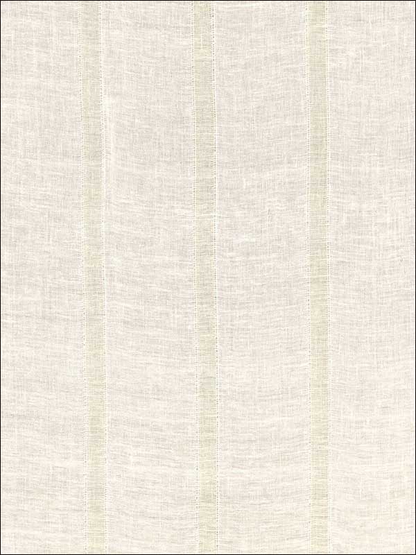Elba Linen Stripe Ivory Oat Fabric 67610 by Schumacher Fabrics for sale at Wallpapers To Go