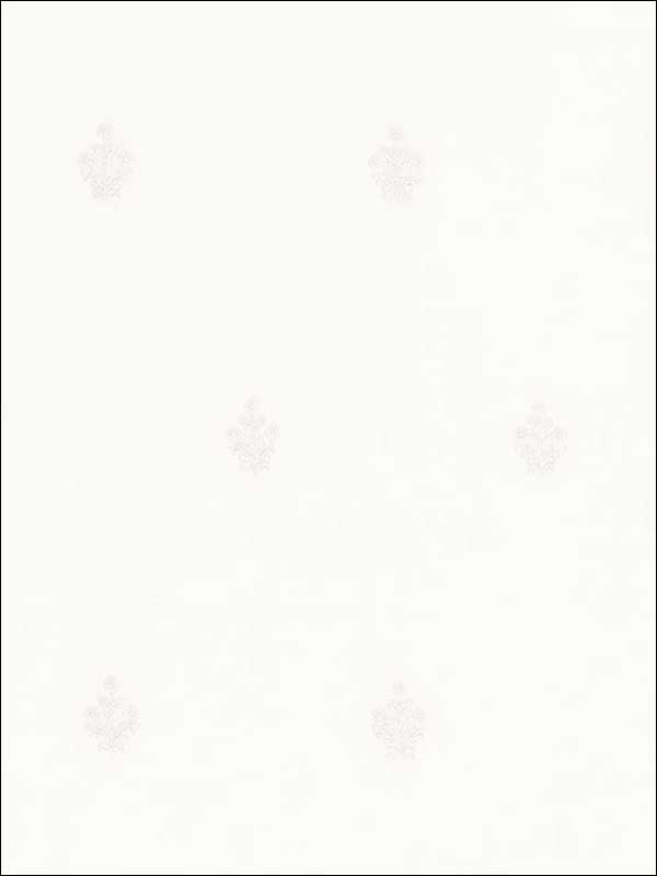 Maria Embroidery Ivory Fabric 67790 by Schumacher Fabrics for sale at Wallpapers To Go