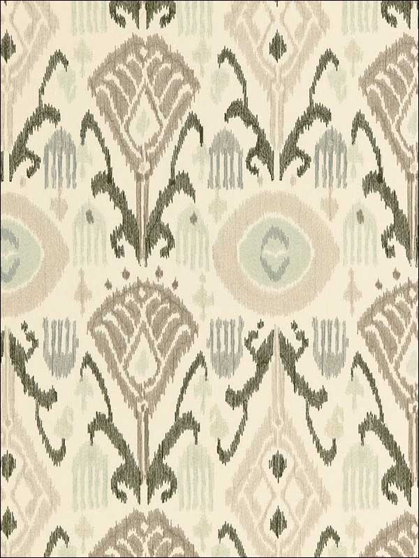 Turkestan Embroidery Moonstone Fabric 67870 by Schumacher Fabrics for sale at Wallpapers To Go