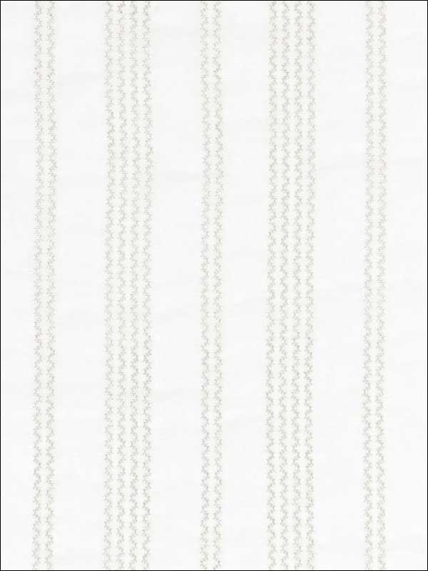 Piero Stripe Embroidery Pearl Fabric 67880 by Schumacher Fabrics for sale at Wallpapers To Go