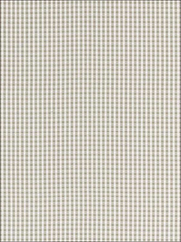 Aruba Check Stone Fabric 68043 by Schumacher Fabrics for sale at Wallpapers To Go