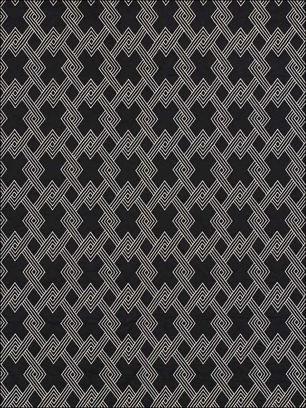 Hix Ebony Fabric 70145 by Schumacher Fabrics for sale at Wallpapers To Go