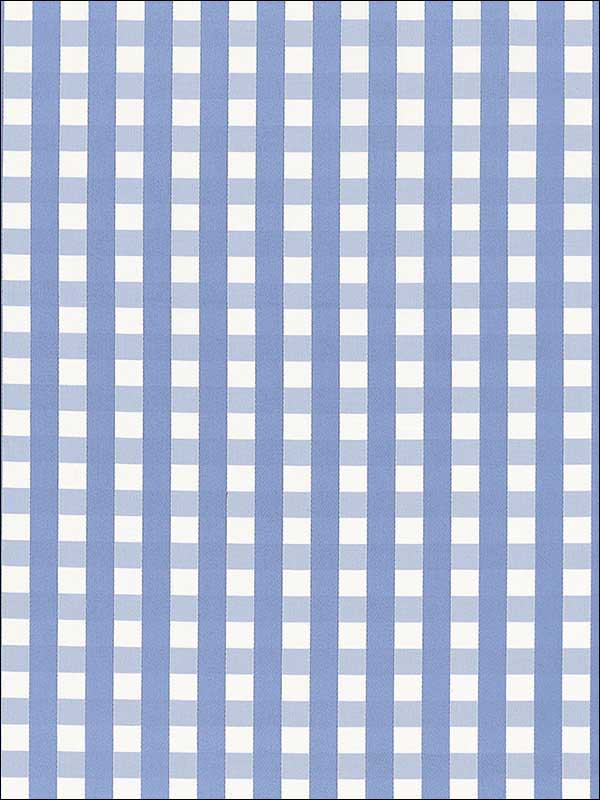 Bermuda Check Cornflower Fabric 68064 by Schumacher Fabrics for sale at Wallpapers To Go