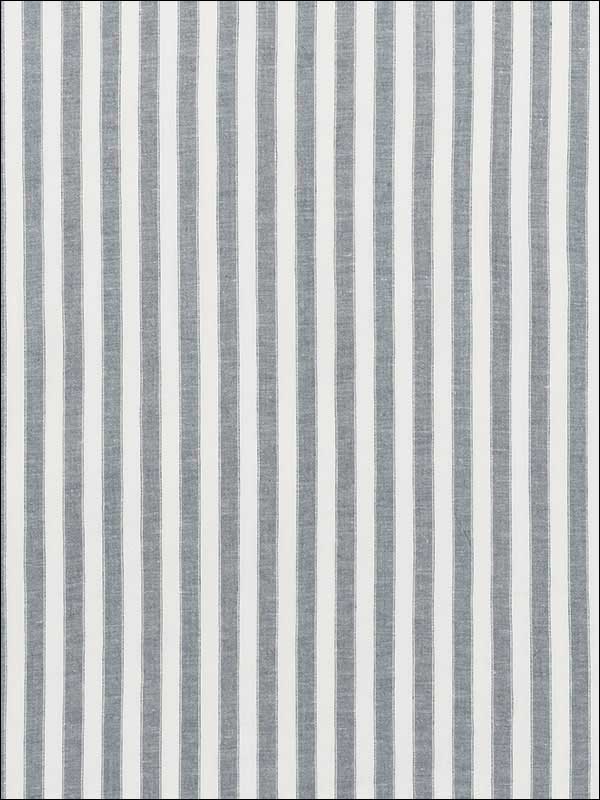 Regatta Linen Stripe Lagoon Fabric 70031 by Schumacher Fabrics for sale at Wallpapers To Go