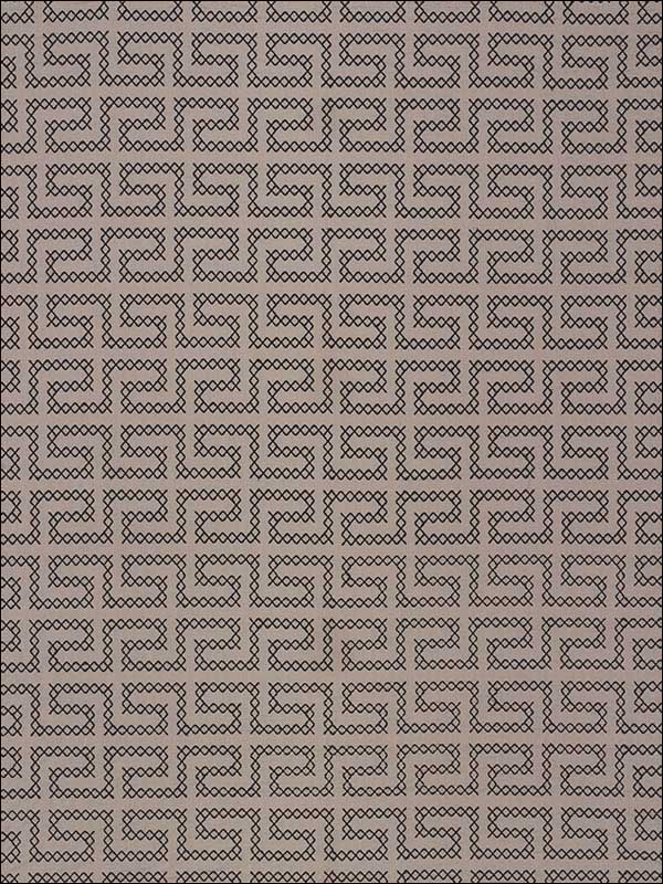 A Maze Embroidery Stone Fabric 70232 by Schumacher Fabrics for sale at Wallpapers To Go