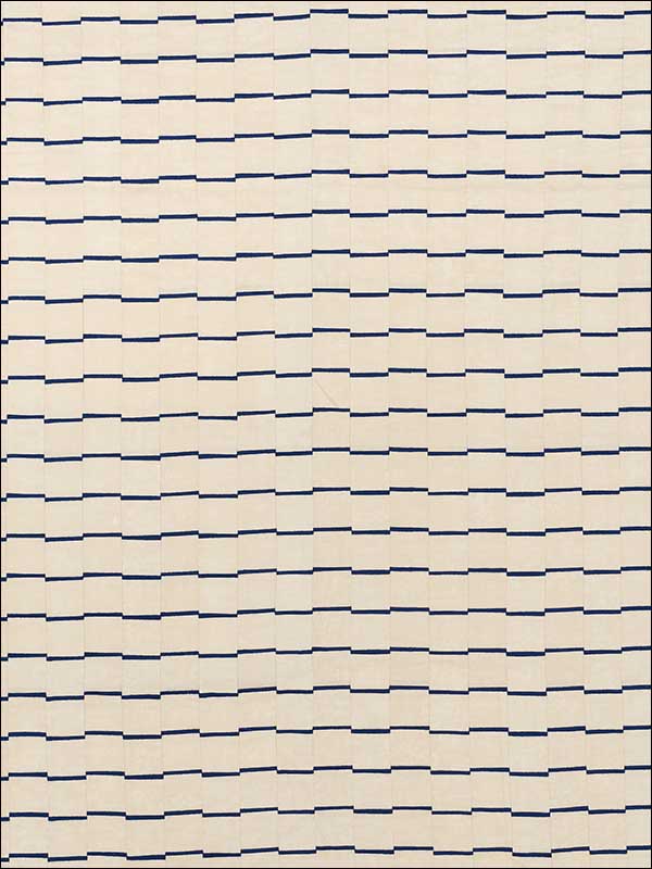 Lines Blue Fabric 71211 by Schumacher Fabrics for sale at Wallpapers To Go