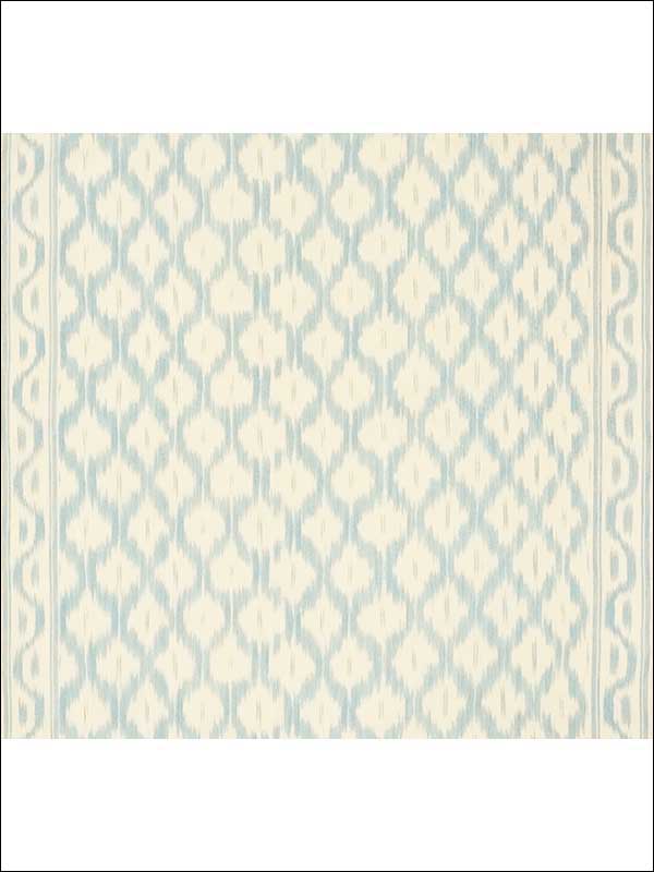 Santa Monica Ikat China Blue Fabric 176501 by Schumacher Fabrics for sale at Wallpapers To Go