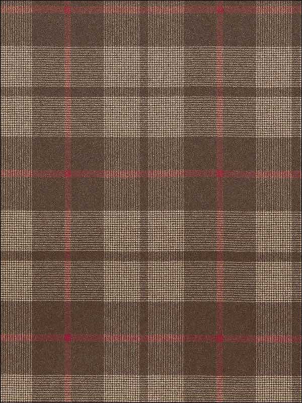 Montana Wool Plaid Java Fabric 66662 by Schumacher Fabrics for sale at Wallpapers To Go
