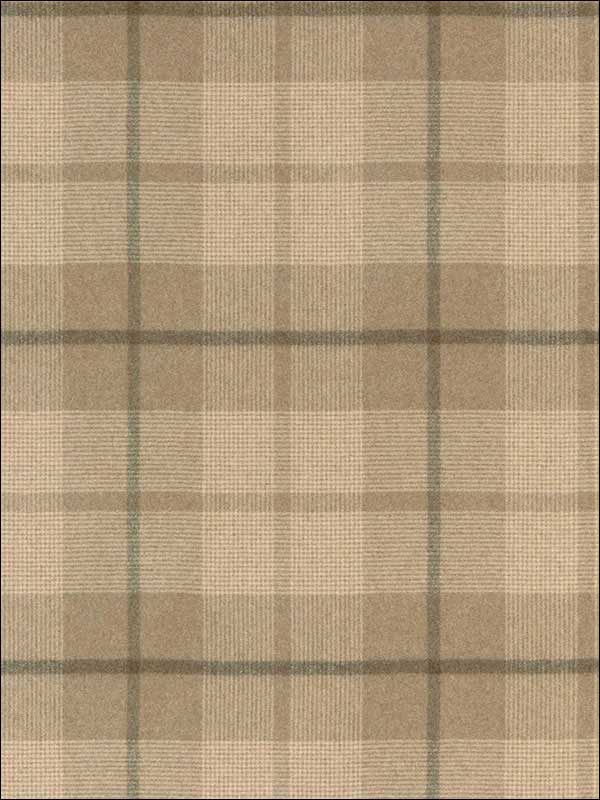 Montana Wool Plaid Buckskin Fabric 66660 by Schumacher Fabrics for sale at Wallpapers To Go