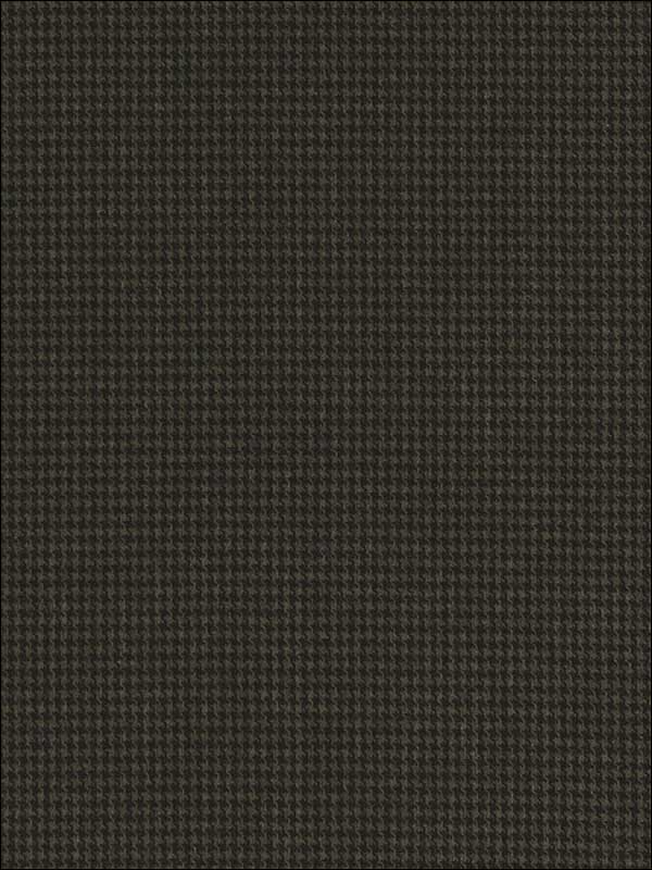 Dillon Velvet Houndstooth Black Walnut Fabric 66740 by Schumacher Fabrics for sale at Wallpapers To Go