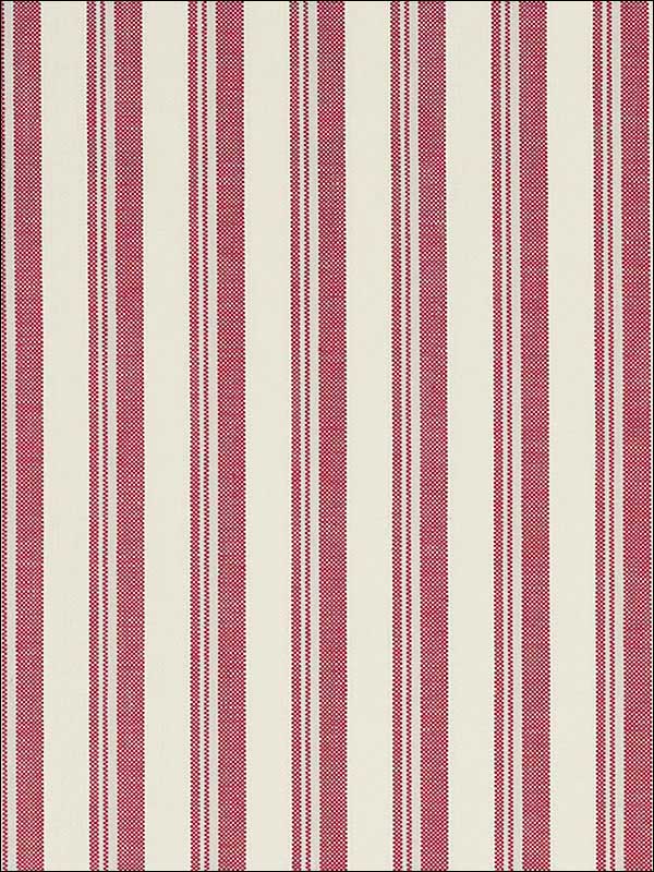 Capri Red White Fabric 69445 by Schumacher Fabrics for sale at Wallpapers To Go