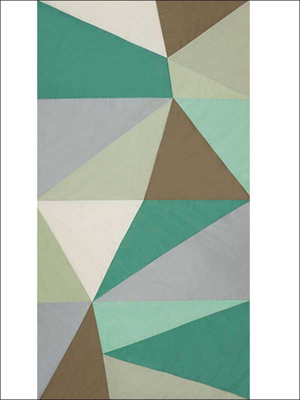 Cubist Celadon Fabric 69451 by Schumacher Fabrics for sale at Wallpapers To Go