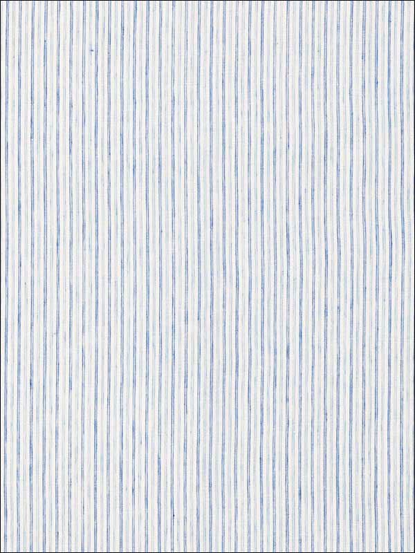 Mackay Linen Stripe Sky Fabric 65993 by Schumacher Fabrics for sale at Wallpapers To Go