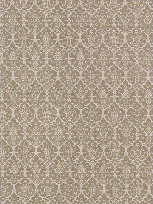 Burley Brown Fabric BURL002 by Schumacher Fabrics for sale at Wallpapers To Go