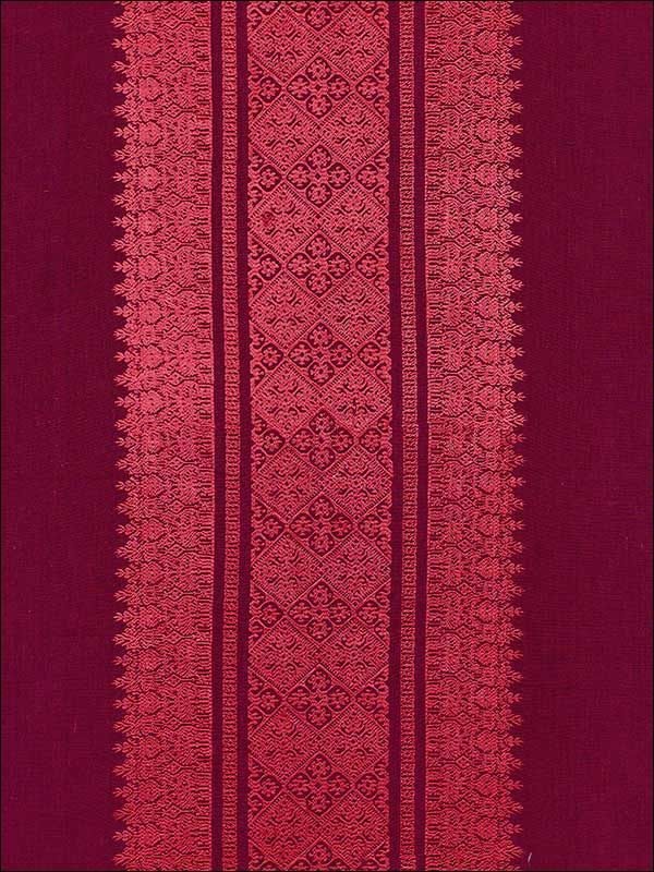 Saree Stripe Mulberry Fabric 62663 by Schumacher Fabrics for sale at Wallpapers To Go