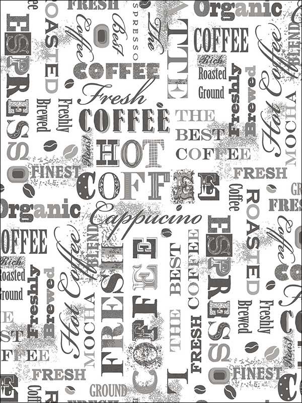 Coffee Words Wallpaper G12309 by Galerie Wallpaper