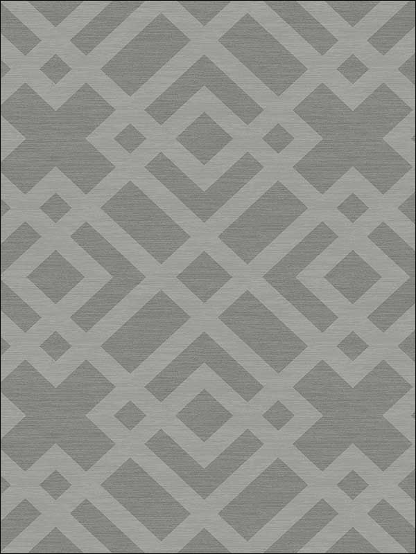 Metallic Geo Trellis Grasscloth Look Textured Wallpaper OY31703 by Paper and Ink Wallpaper for sale at Wallpapers To Go
