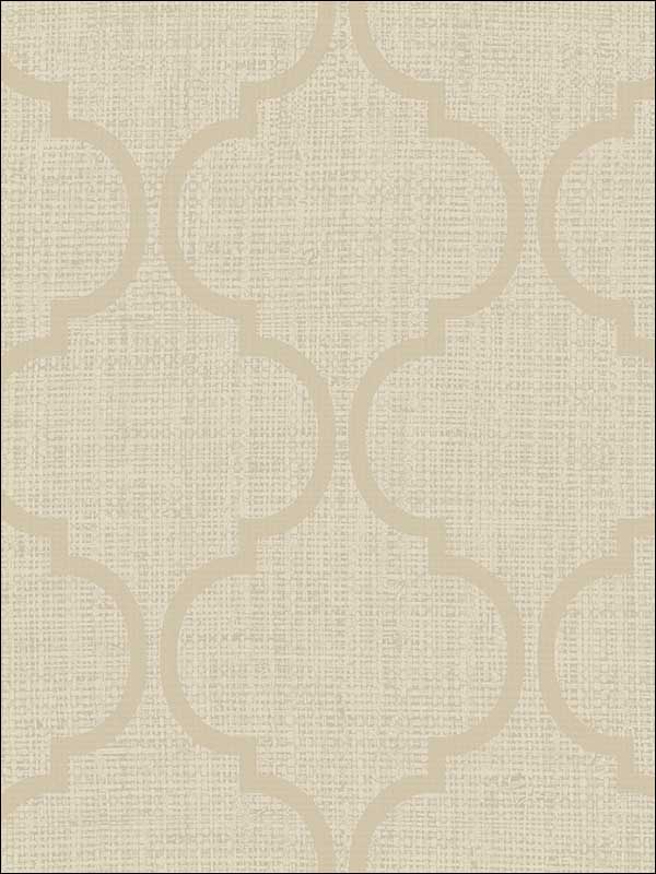 Metallic Geo Trellis Grasscloth Look Textured Wallpaper OY34815 by Paper and Ink Wallpaper for sale at Wallpapers To Go