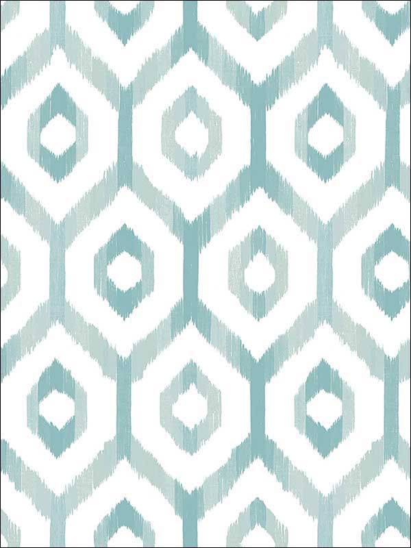 Lucia Teal Diamond Wallpaper 274424142 by A Street Prints Wallpaper for sale at Wallpapers To Go