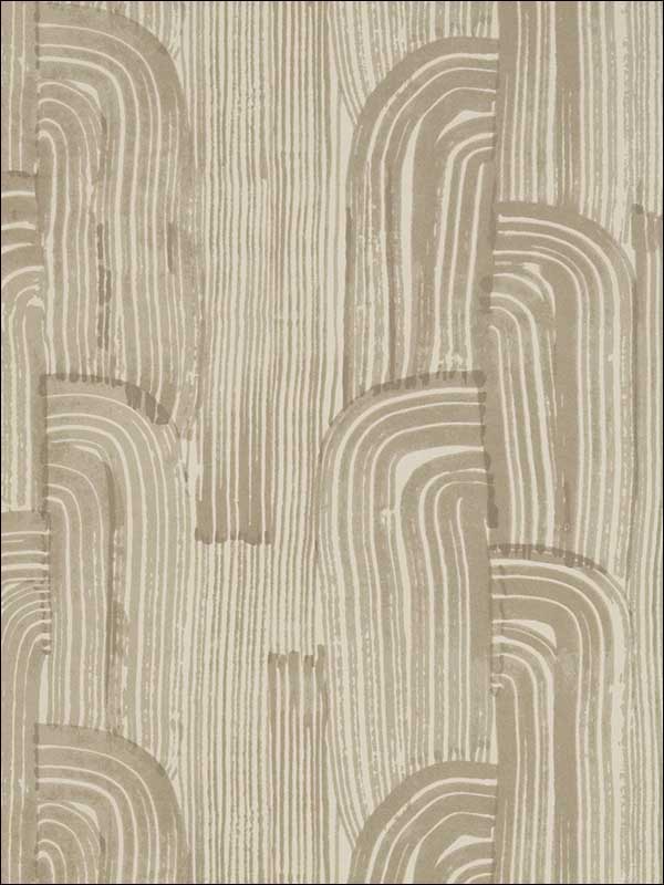 Crescent Paper Taupe Putty Wallpaper GWP3304611 by Grundworks Wallpaper for sale at Wallpapers To Go