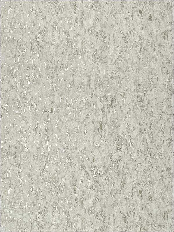 Montado Cork Putty and Metallic Pewter Wallpaper T75108 by Thibaut Wallpaper for sale at Wallpapers To Go