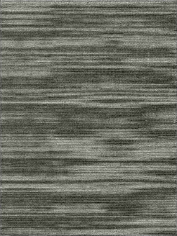 Taluk Sisal Charcoal Wallpaper T75151 by Thibaut Wallpaper for sale at Wallpapers To Go