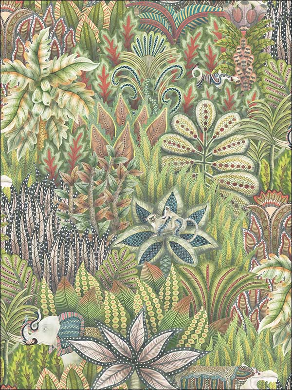 Singita Green Wallpaper 1097034 by Cole and Son Wallpaper for sale at Wallpapers To Go
