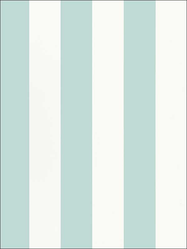 Summer Stripe Aqua Wallpaper T13130 by Thibaut Wallpaper for sale at Wallpapers To Go