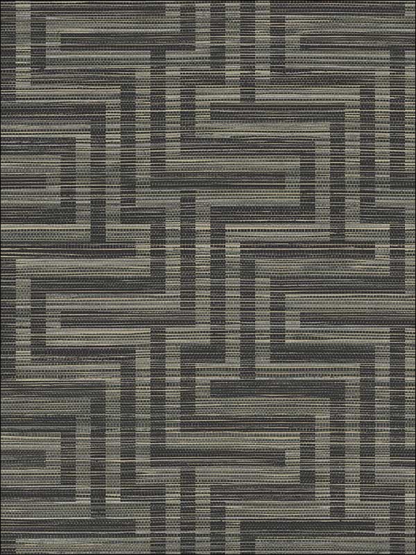 Grasscloth Greek Key Wallpaper TL30200 by Pelican Prints Wallpaper for sale at Wallpapers To Go