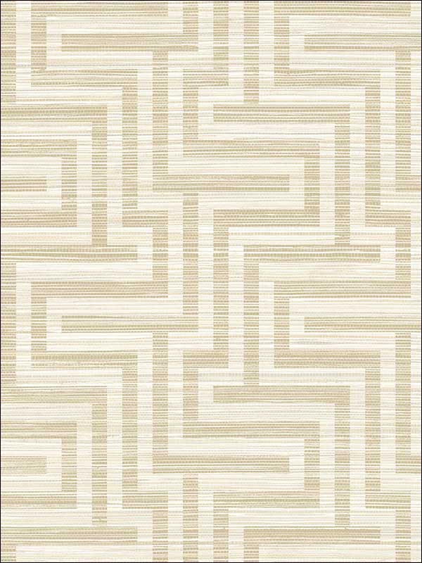 Grasscloth Greek Key Wallpaper TL30205 by Pelican Prints Wallpaper for sale at Wallpapers To Go
