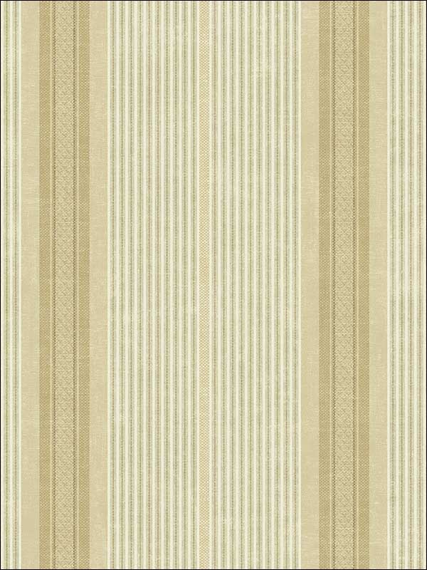 Victorian Stripe Golden Wallpaper VF30107 by Wallquest Wallpaper for sale at Wallpapers To Go