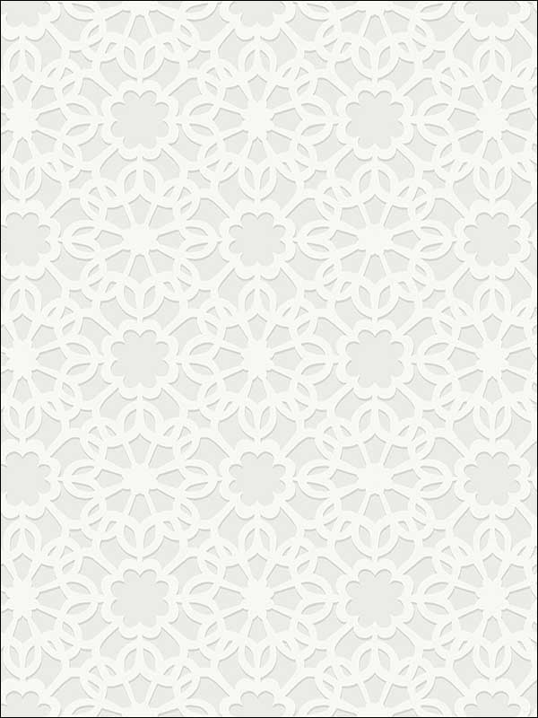 Flower Power Dove Wallpaper HC80308 by Wallquest Wallpaper for sale at Wallpapers To Go