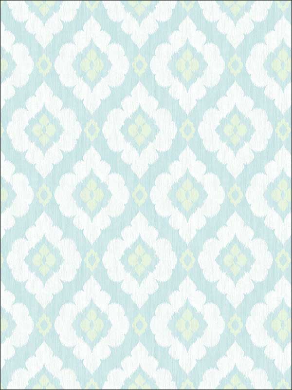Diamond Medallion Greenery Wallpaper HC80914 by Wallquest Wallpaper for sale at Wallpapers To Go