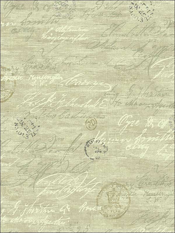 Nouveau Calligraphy Warm Neutral Wallpaper AR30702 by Wallquest Wallpaper for sale at Wallpapers To Go