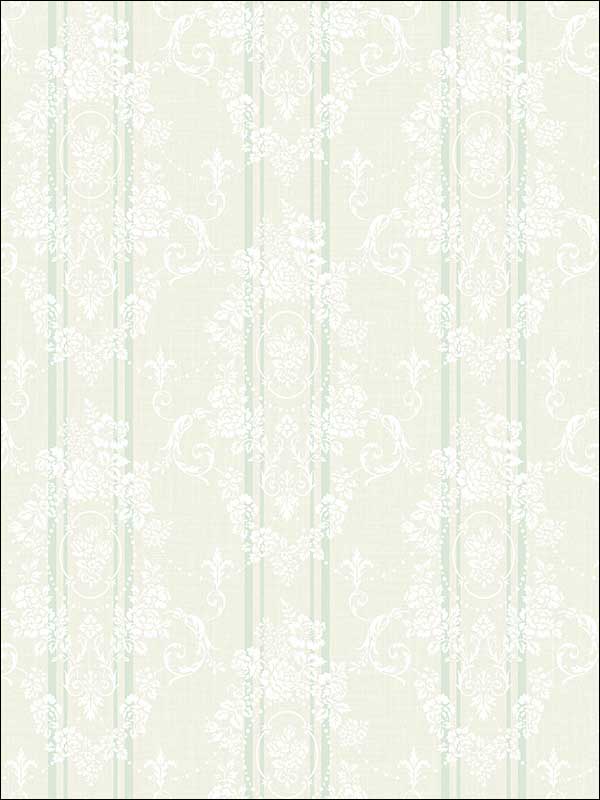 Gated Garden Soft Green  Wallpaper FS50304 by Wallquest Wallpaper for sale at Wallpapers To Go