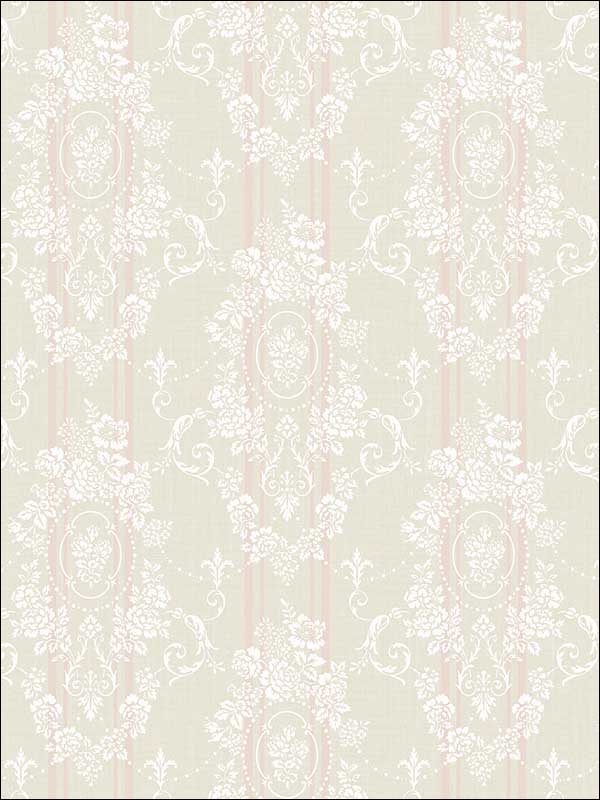 Gated Garden Blush Wallpaper FS50311 by Wallquest Wallpaper for sale at Wallpapers To Go