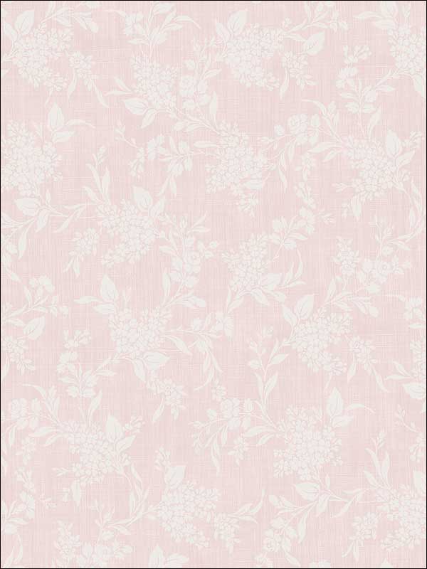 Morning Trail Pretty Pink Wallpaper FS50611 by Wallquest Wallpaper for sale at Wallpapers To Go