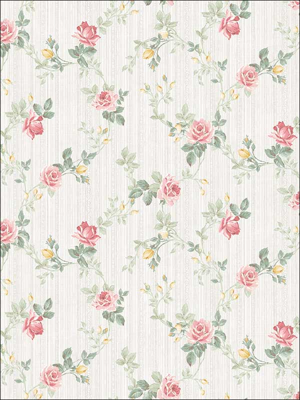 Spring Trail Blush Wallpaper FS51111 by Wallquest Wallpaper for sale at Wallpapers To Go