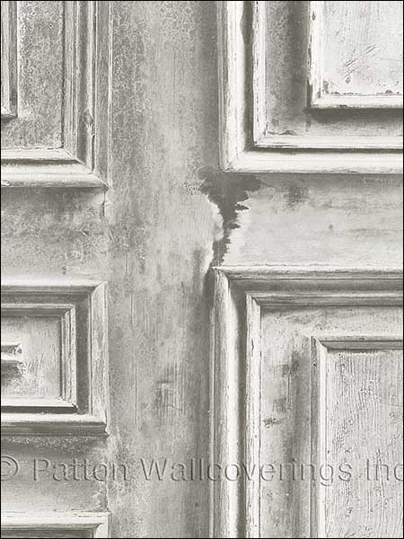 Weathered Wood Panel Dark Grey Wallpaper LL36211 by Norwall Wallpaper for sale at Wallpapers To Go