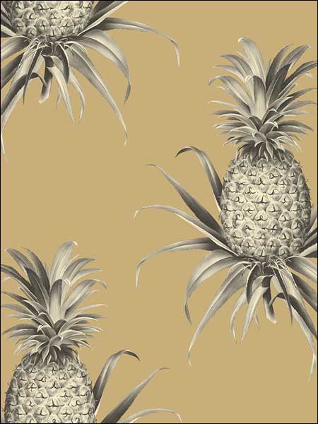 Florida Pineapples Wallpaper TH52007 by Pelican Prints Wallpaper for sale at Wallpapers To Go