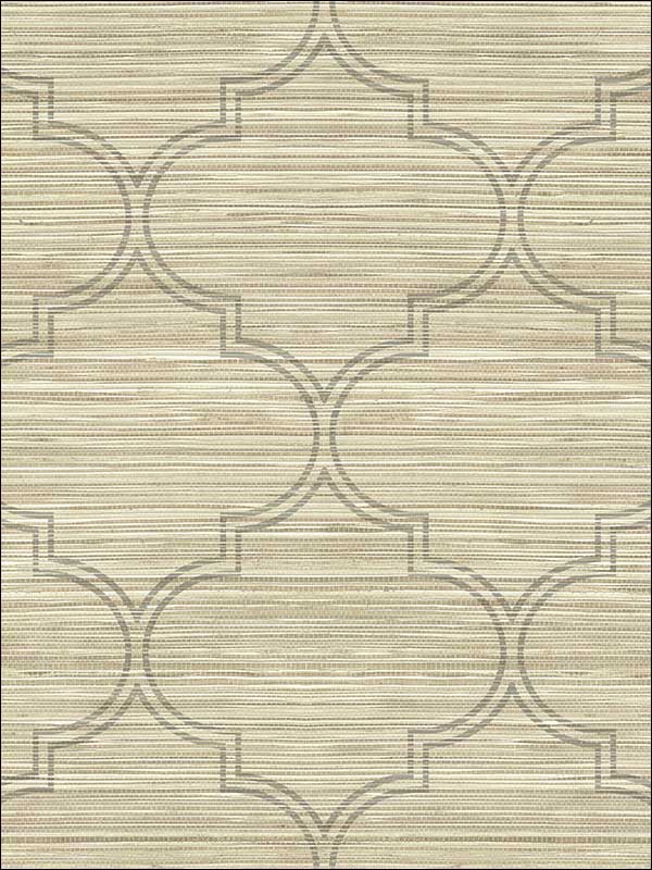 Grasscloth Look Ogee Textured Wallpaper RC10206 by Wallquest Wallpaper for sale at Wallpapers To Go