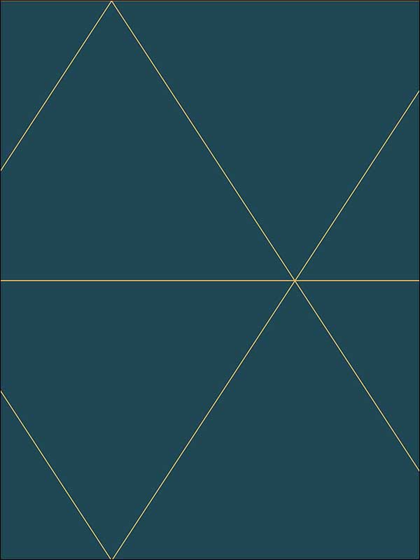 Twilight Teal Geometric Wallpaper 276324228 by A Street Prints Wallpaper for sale at Wallpapers To Go