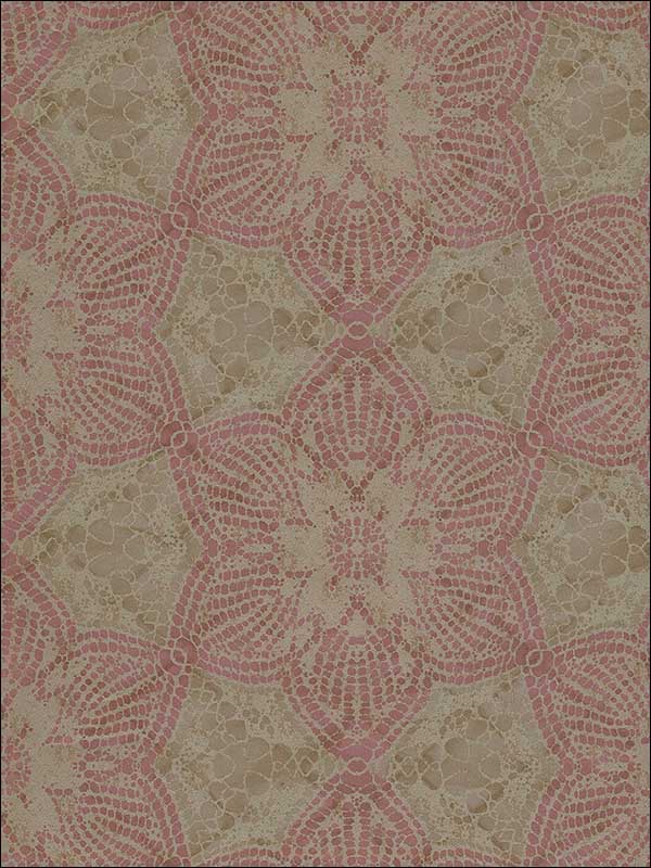 Seychelles Mauve Medallion Wallpaper 376054 by Eijffinger Wallpaper for sale at Wallpapers To Go