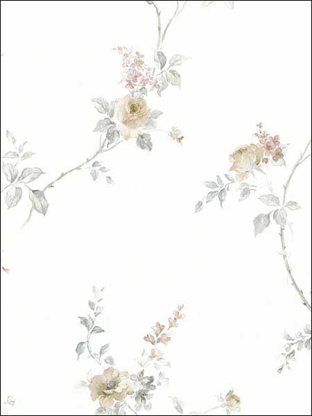 Floral Trail Wallpaper MD29400 by Norwall Wallpaper for sale at Wallpapers To Go