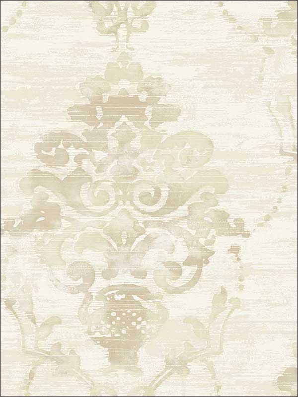 Damask Wallpaper FI71004 by Seabrook Wallpaper for sale at Wallpapers To Go