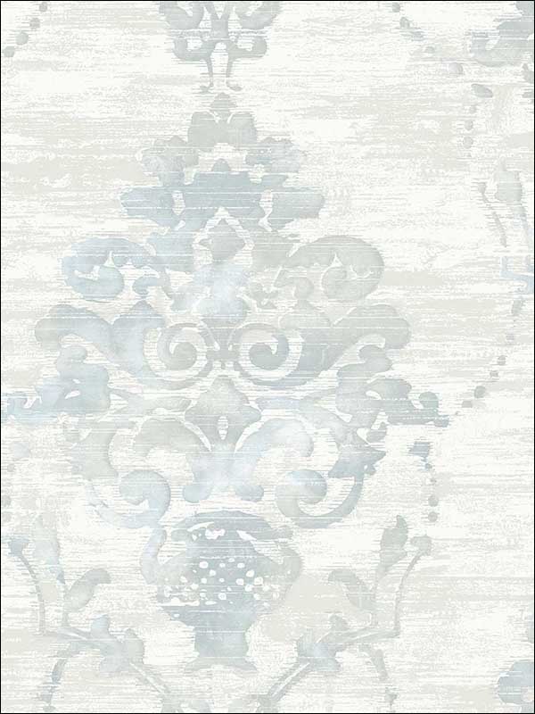 Damask Wallpaper FI71008 by Seabrook Wallpaper for sale at Wallpapers To Go