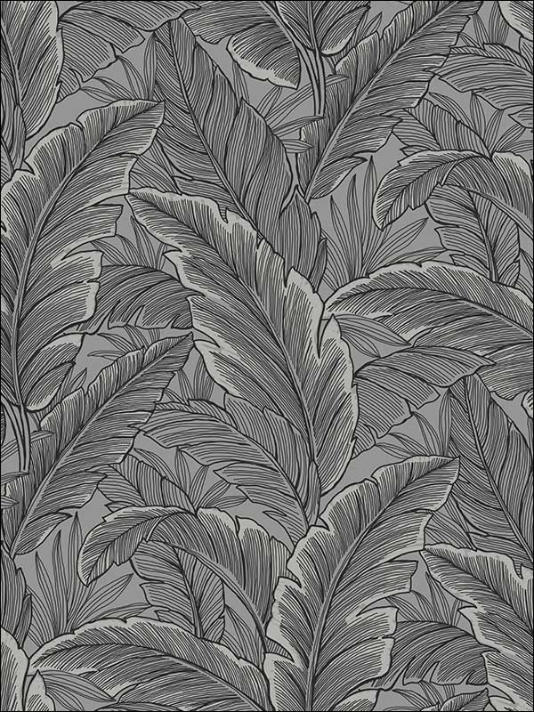 Leaves Wallpaper UK10004 by Seabrook Wallpaper for sale at Wallpapers To Go