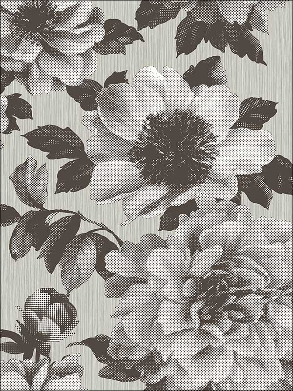 Floral Wallpaper UK11105 by Seabrook Wallpaper for sale at Wallpapers To Go